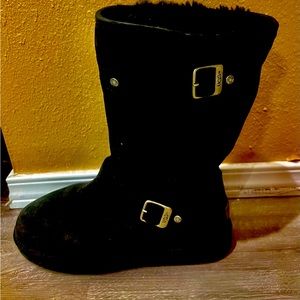 Genuine UGG boots. Leather. Worn 3x